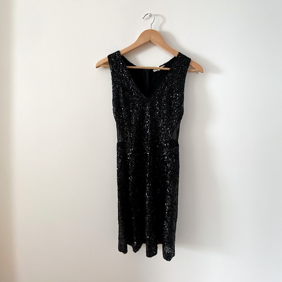 Alythea Black Sparkle Formal Dress ♠️ - Picture 1 of 2